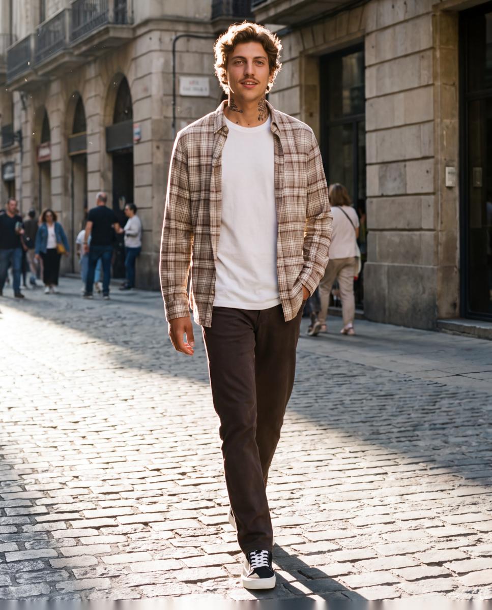 Pantalón de hombre regular fit - Jack & Jones - Marrón Marrón-8
