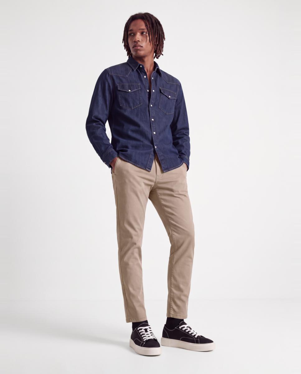 Imagen 0 de Chino de hombre slim fit Beige