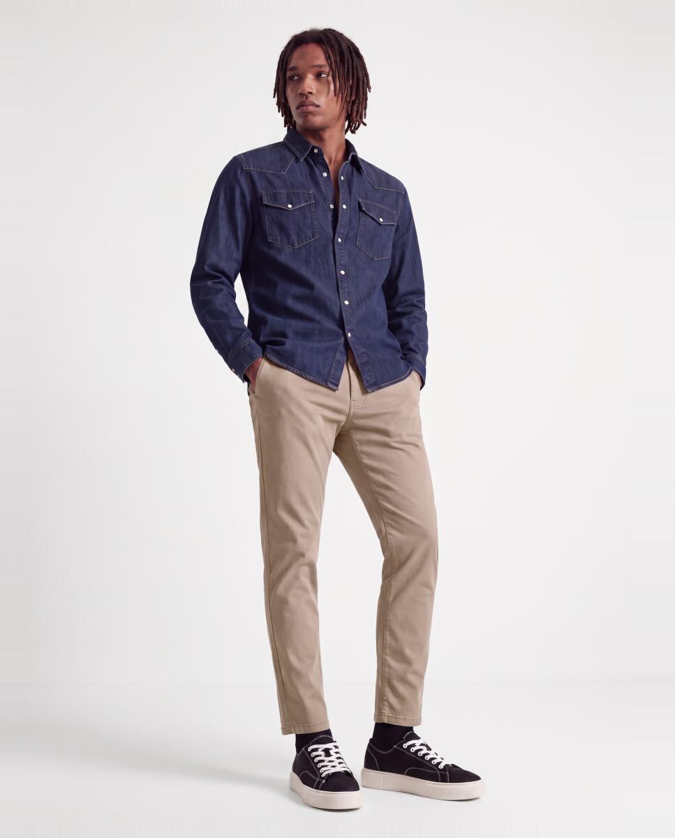 Chino de hombre slim fit - Jack & Jones - Beige Beige-7