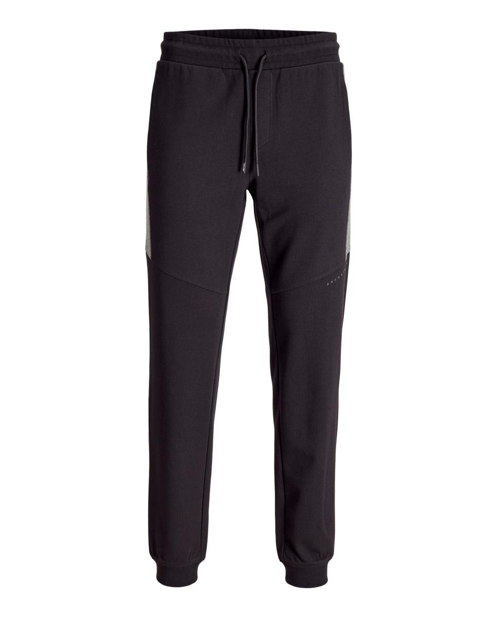 Pantalón jogger de hombre regular fit - Jack & Jones - Negro Negro-1