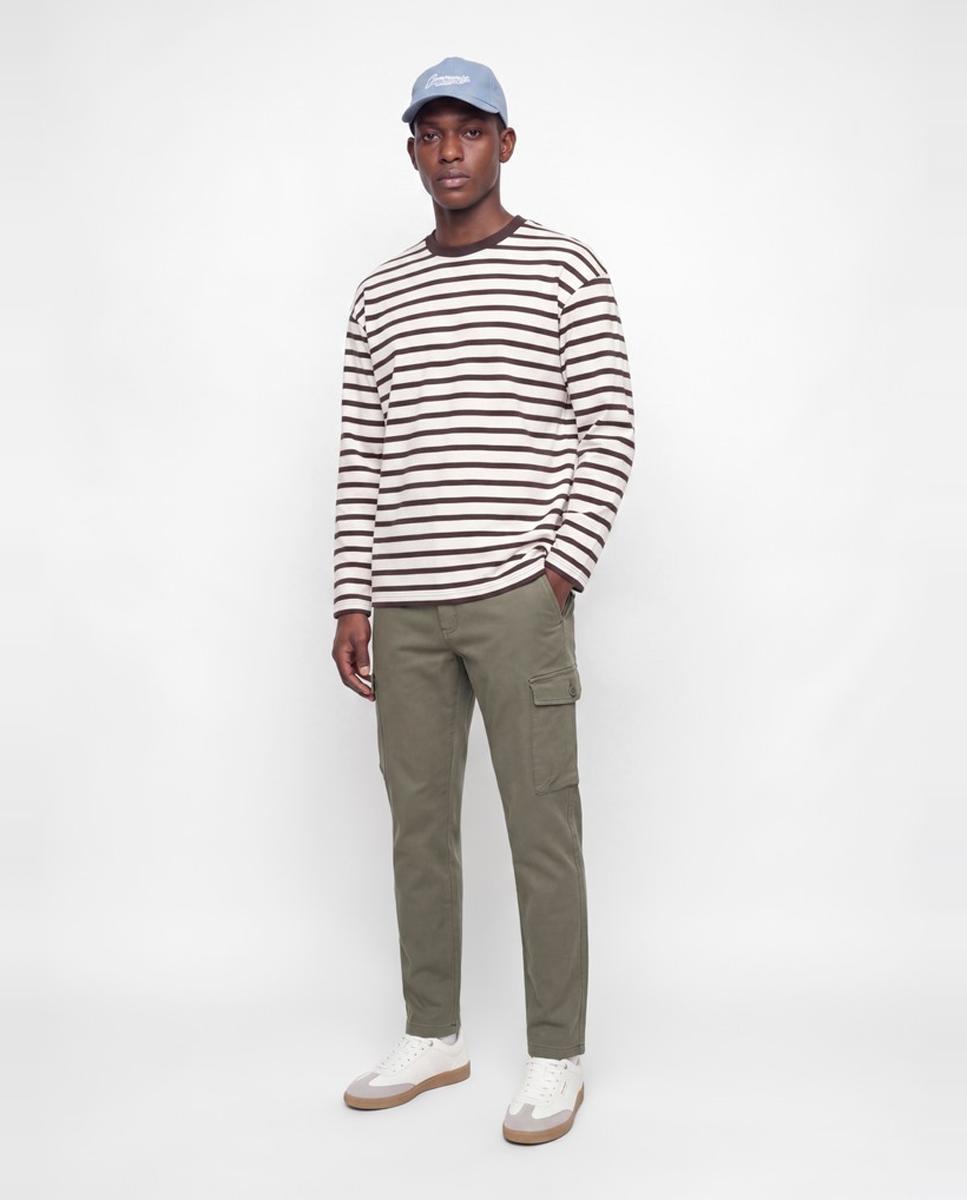 Imagen 0 de Pantalón cargo de hombre tapered fit Kaki