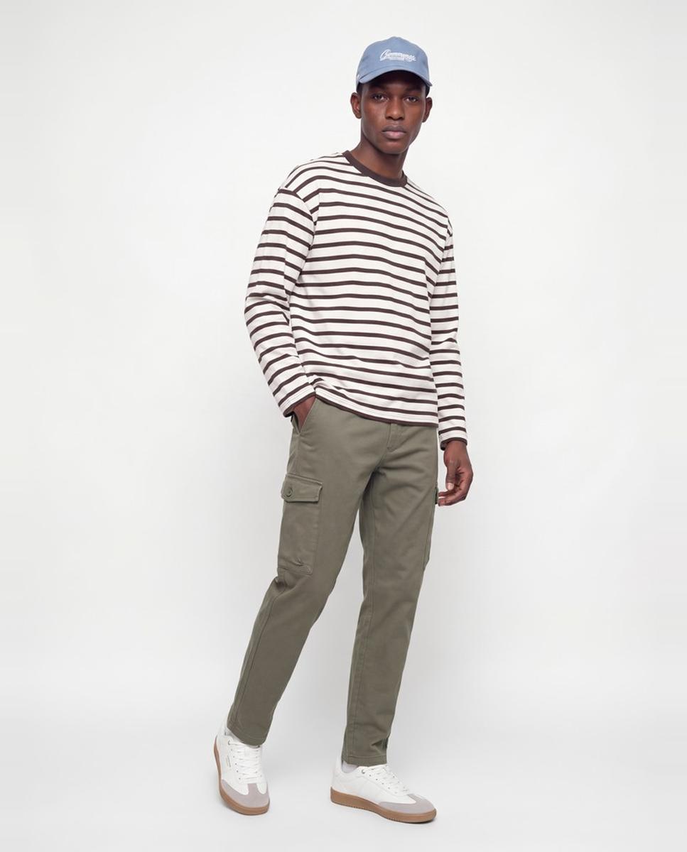 Pantalón cargo de hombre tapered fit - Jack & Jones - Kaki Kaki-7
