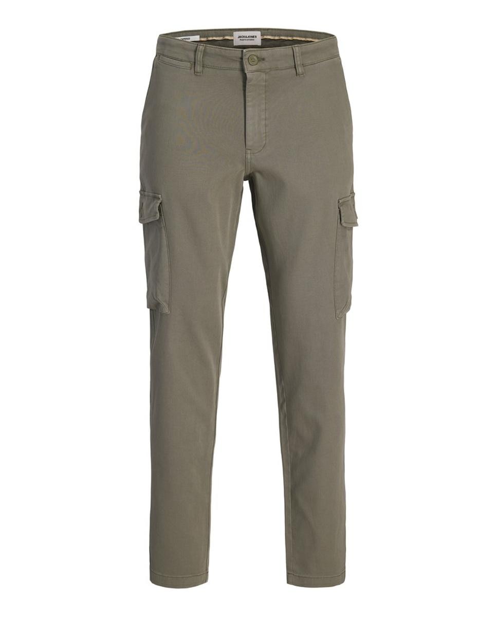 Pantalón cargo de hombre tapered fit - Jack & Jones - Kaki Kaki-5