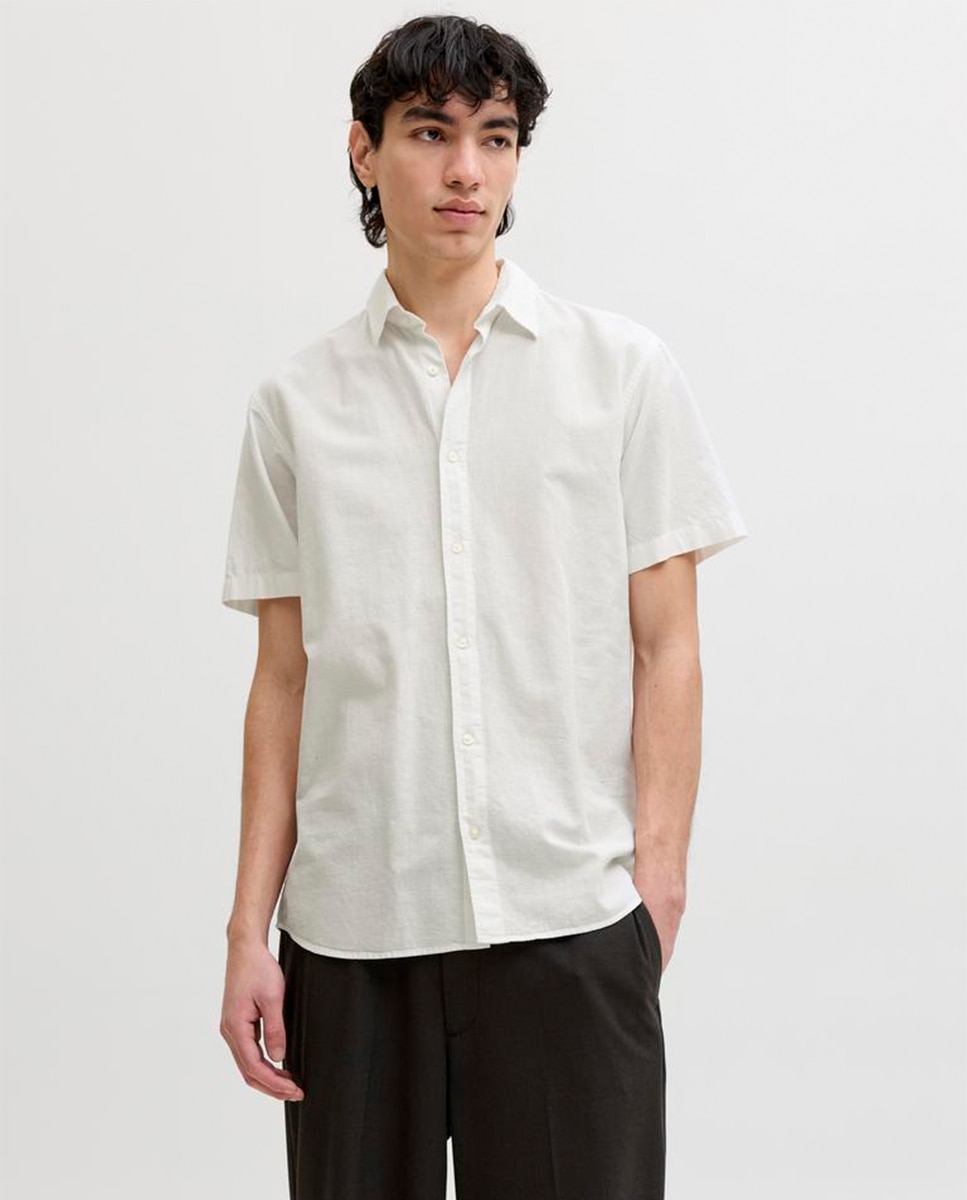 Imagem 0 de Camisa de Linho com Manga Curta