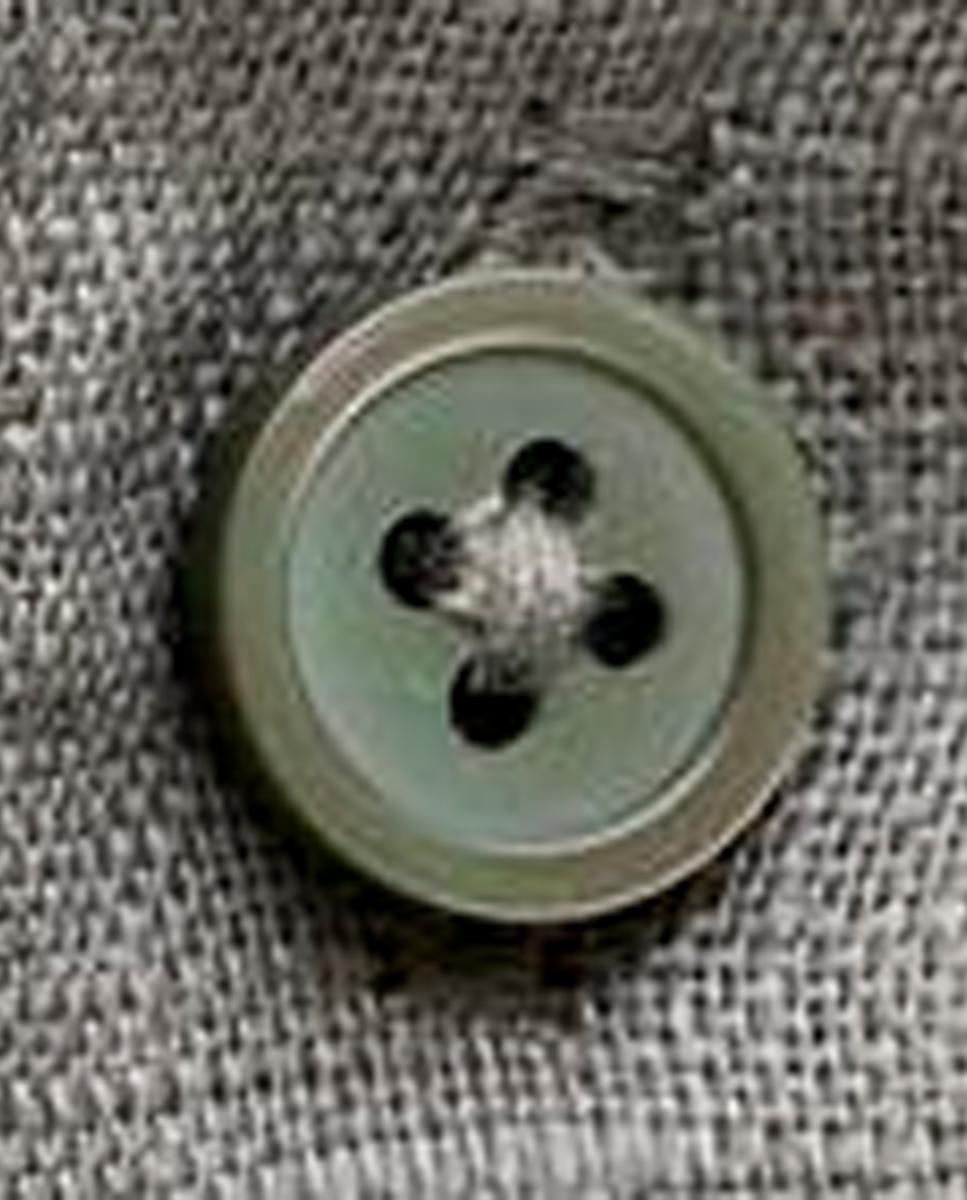 Camisa de Manga Comprida em Linho Verde-4