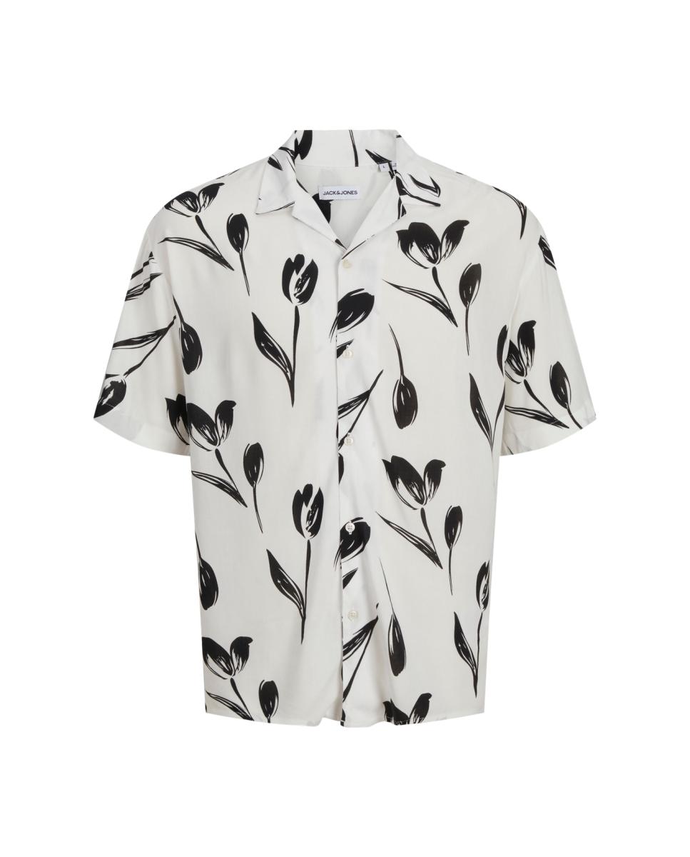 Imagem 0 de Camisa com Gola Resort e Estampado