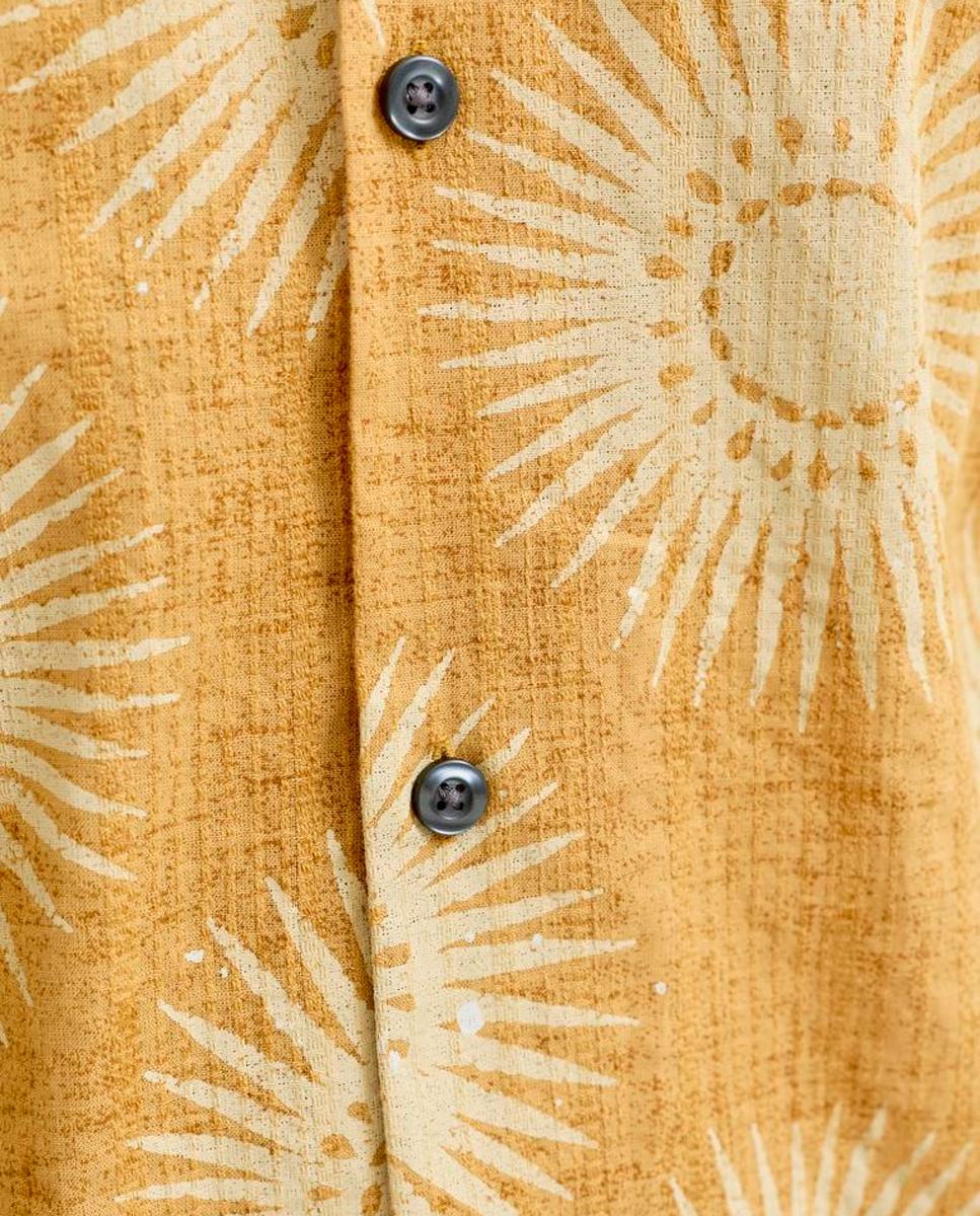 Camisa resort de hombre manga corta - Jack & Jones - Amarillo Amarillo-5
