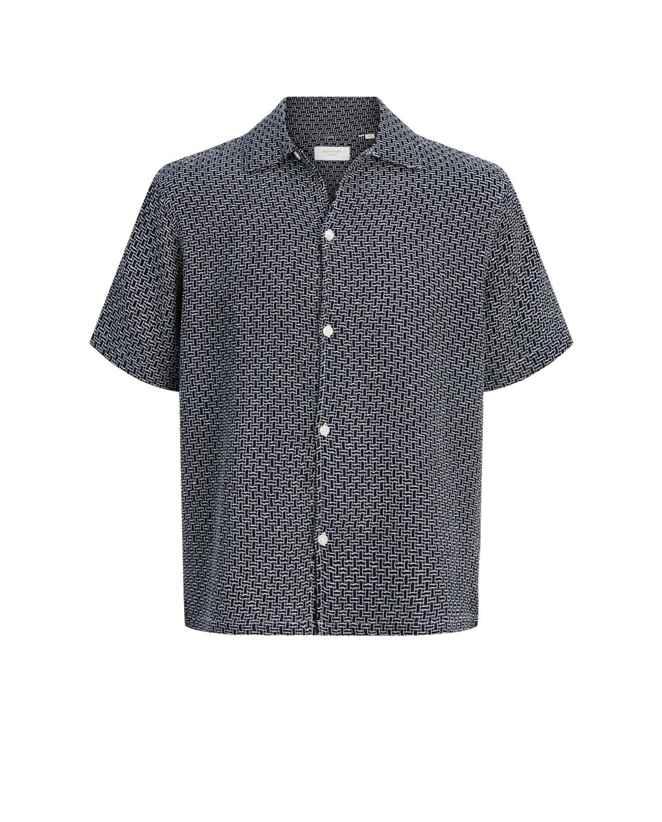 Camisa resort de hombre manga corta - Jack & Jones - Azul marino Azul marino-6