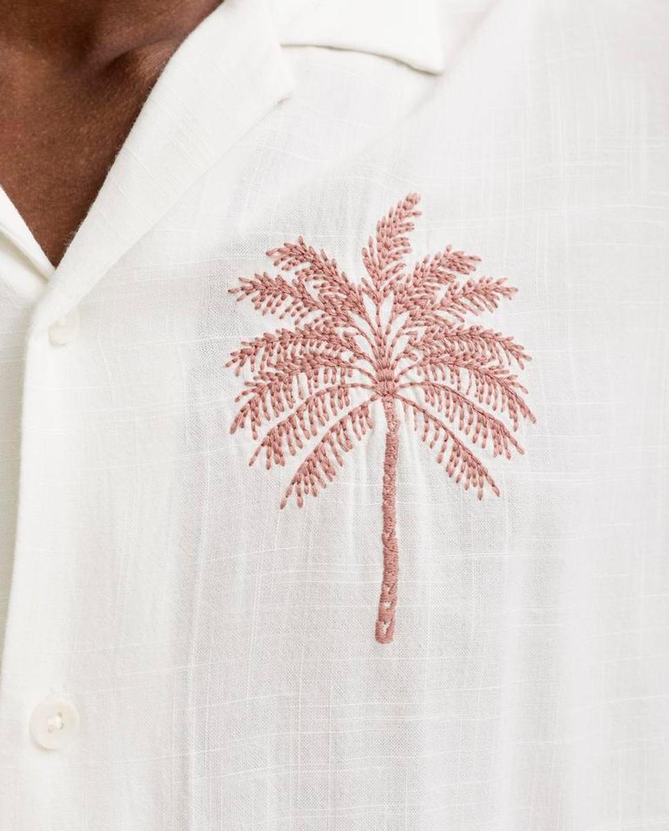 Camisa resort de hombre manga corta - Jack & Jones - Blanco Blanco-4