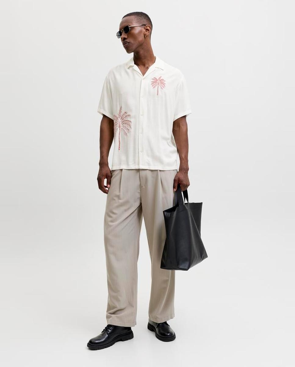 Camisa resort de hombre manga corta - Jack & Jones - Blanco Blanco-7