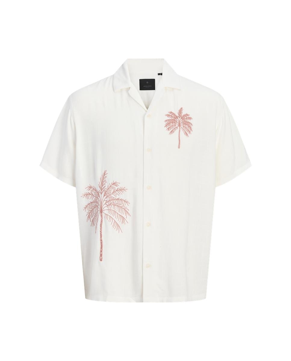 Camisa resort de hombre manga corta - Jack & Jones - Blanco Blanco-6