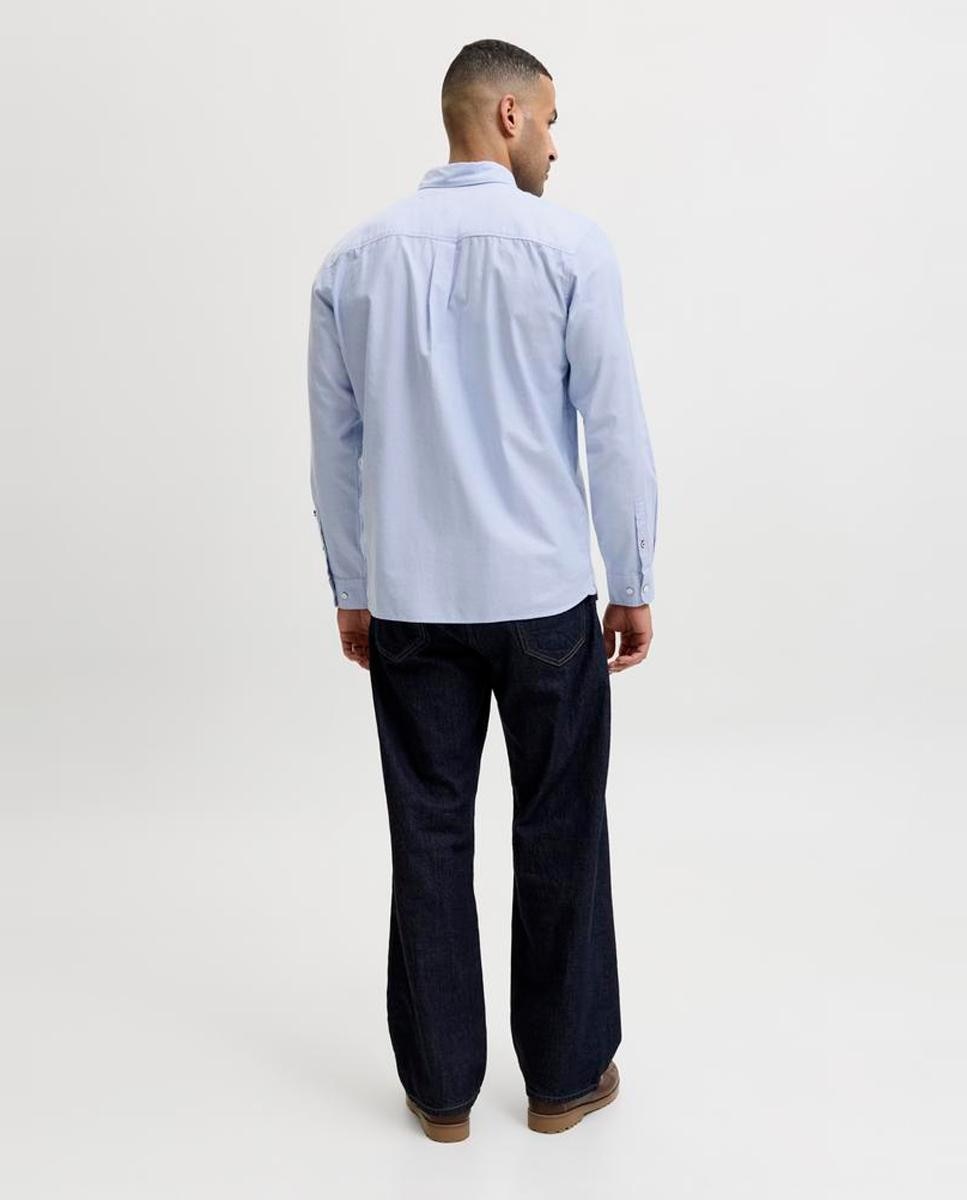 Camisa Oxford de hombre - Jack & Jones - Azul claro Azul claro-2