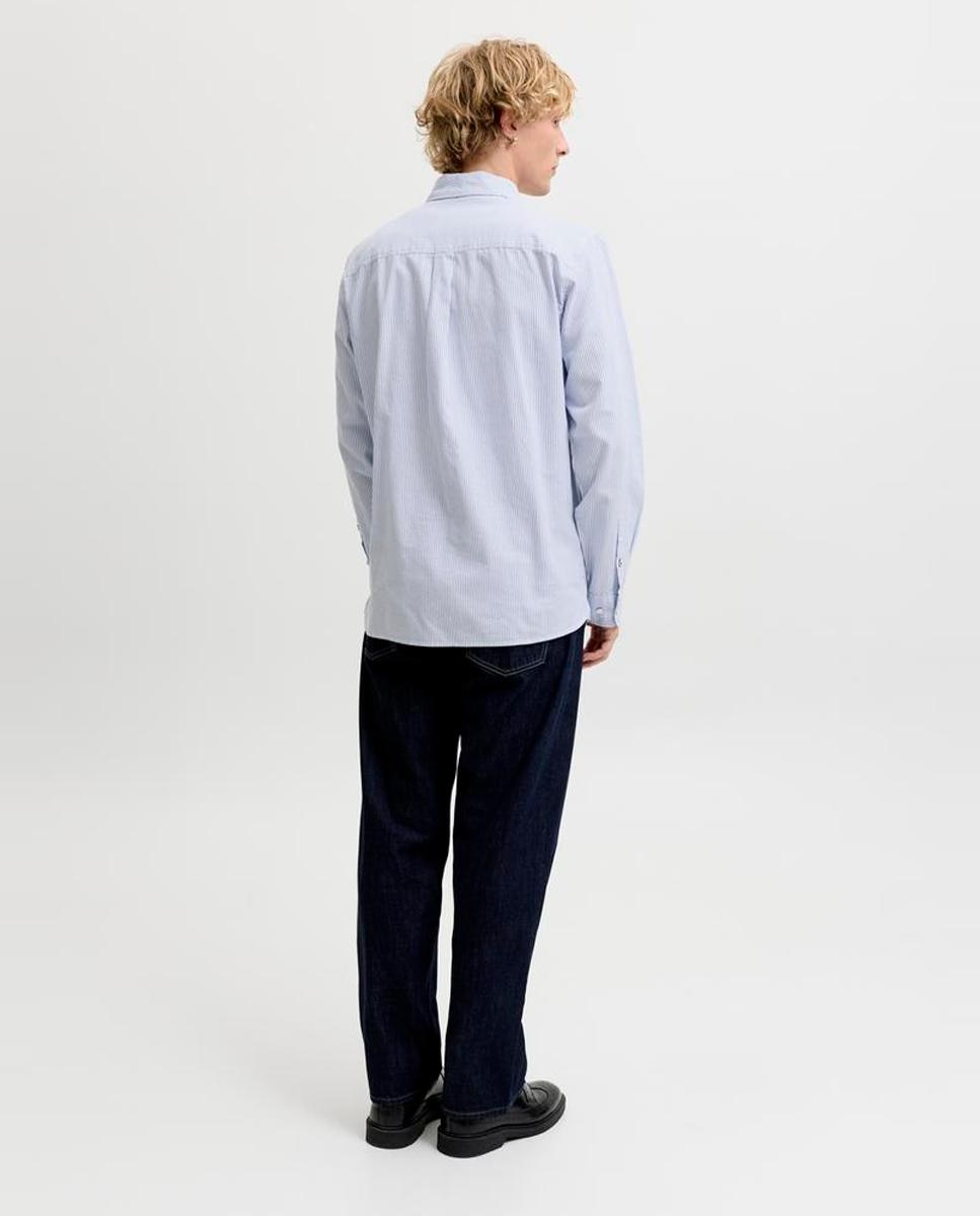 Camisa Oxford de hombre - Jack & Jones - Azul Azul-2
