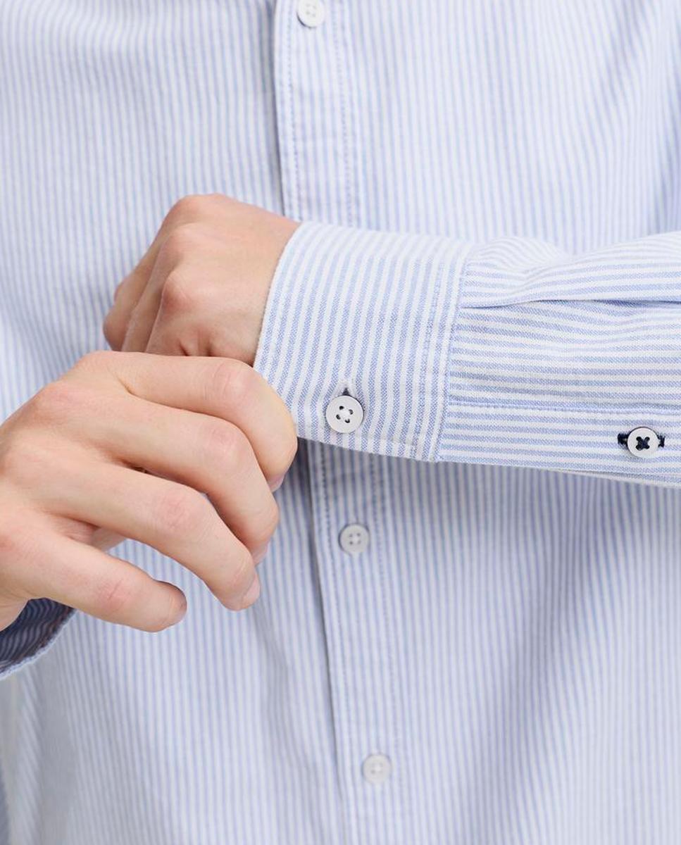 Camisa Oxford de hombre - Jack & Jones - Azul Azul-4
