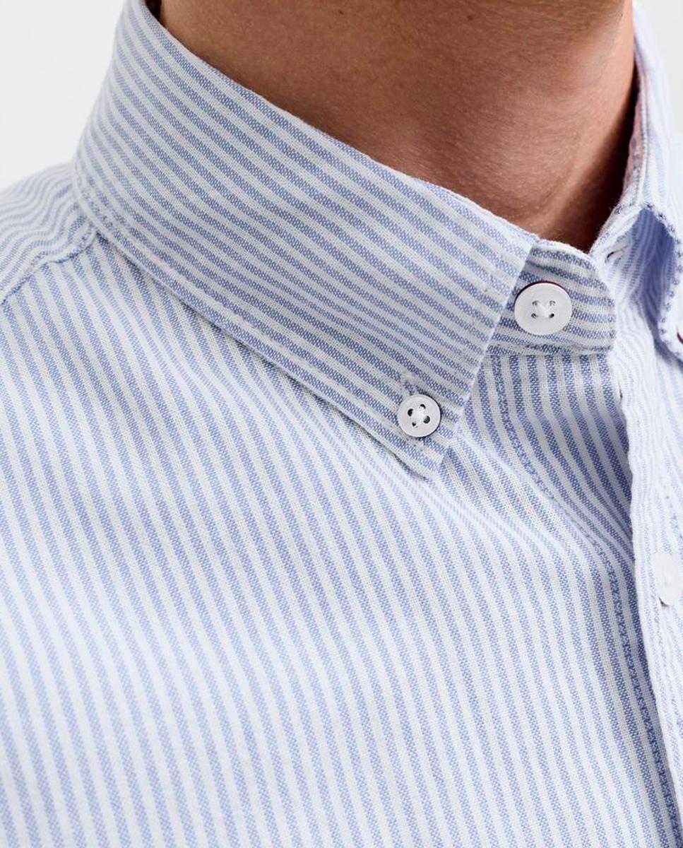 Camisa Oxford de hombre - Jack & Jones - Azul Azul-5