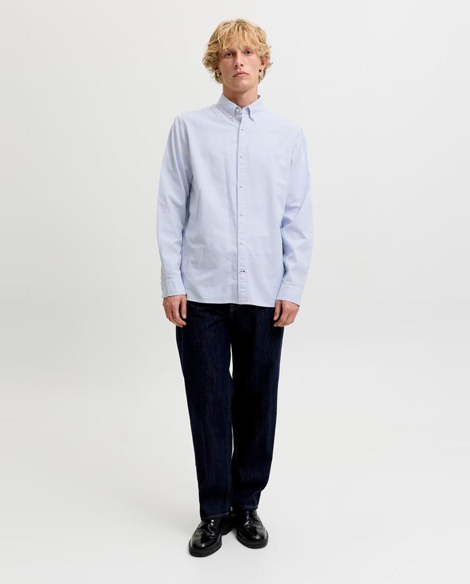 Camisa Oxford de hombre - Jack & Jones - Azul Azul-8