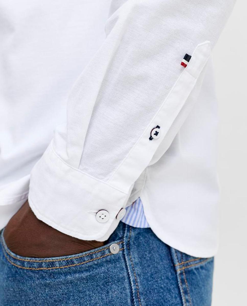 Camisa Oxford Branco-5