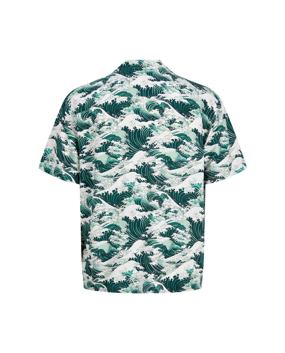 Camisa resort de hombre manga corta - Jack & Jones - Azul Azul-7