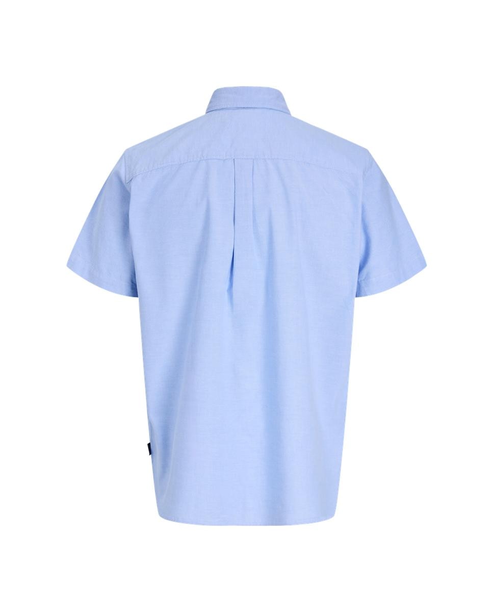 Camisa Oxford de manga corta de hombre - Jack & Jones - Azul claro Azul claro-7