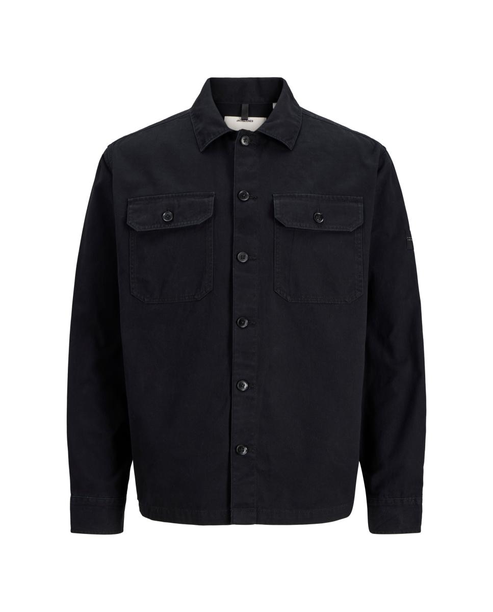 Sobrecamisa de hombre relaxed fit - Jack & Jones - Negro Negro-1