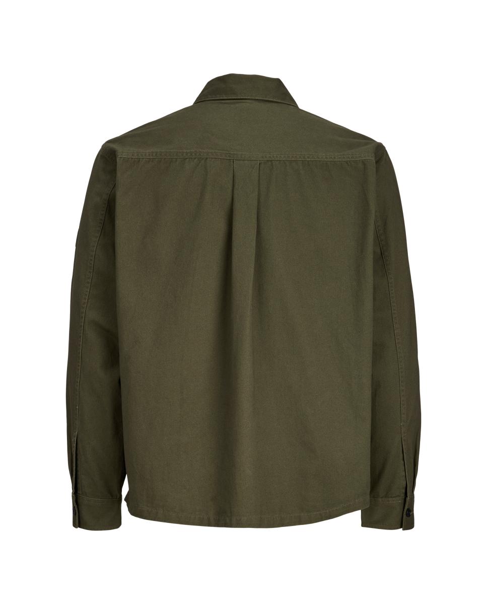 Sobrecamisa de hombre relaxed fit - Jack & Jones - Verde militar Verde militar-2