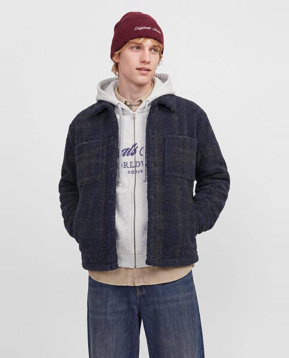 Imagen 1 de Sobrecamisa teddy de hombre Azul marino