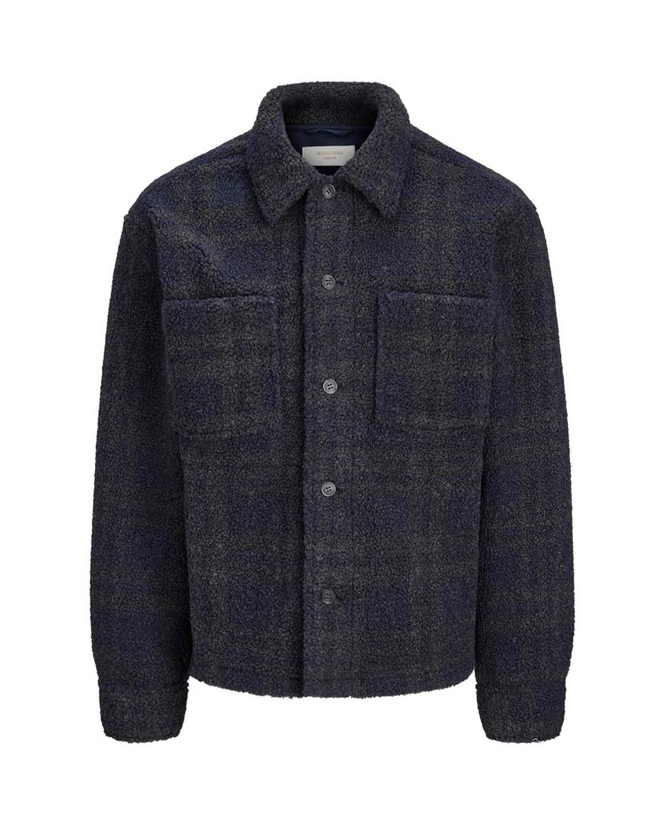 Imagen 4 de Sobrecamisa teddy de hombre - Jack & Jones - Azul marino Azul marino