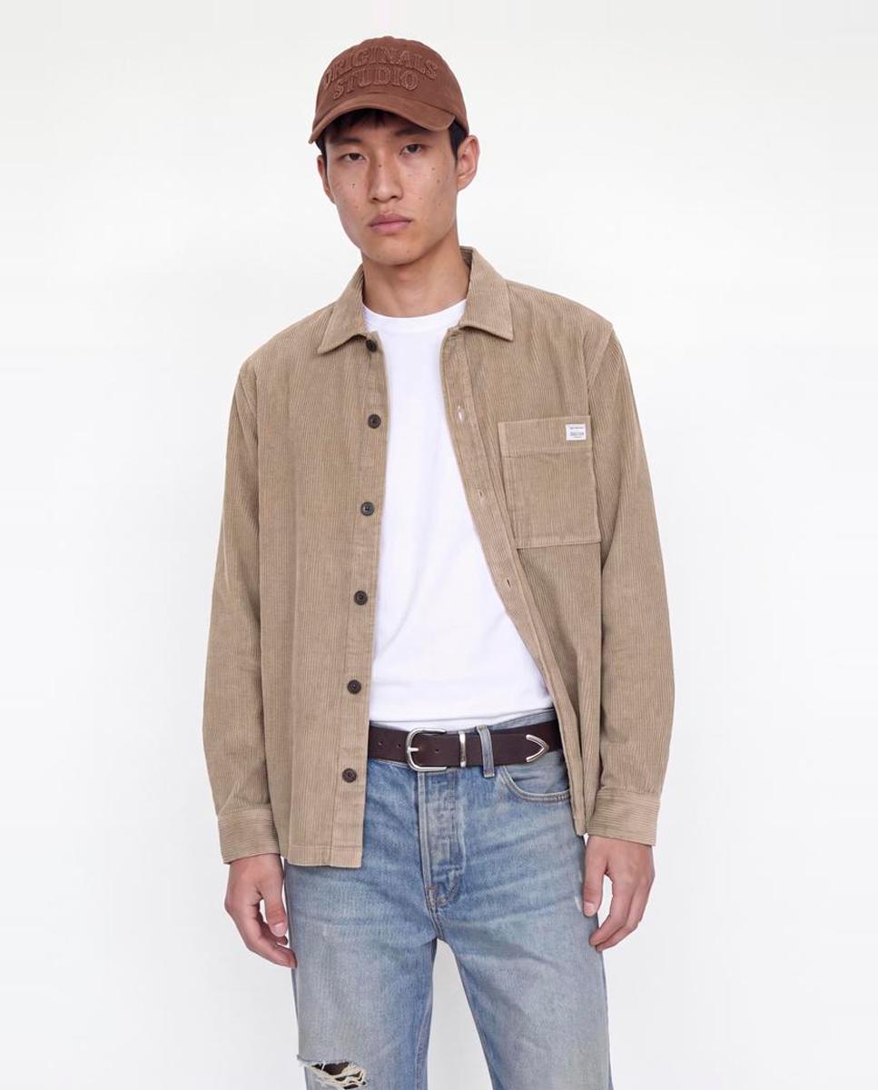 Imagen 1 de Sobrecamisa de pana de hombre - Jack & Jones - Beige Beige