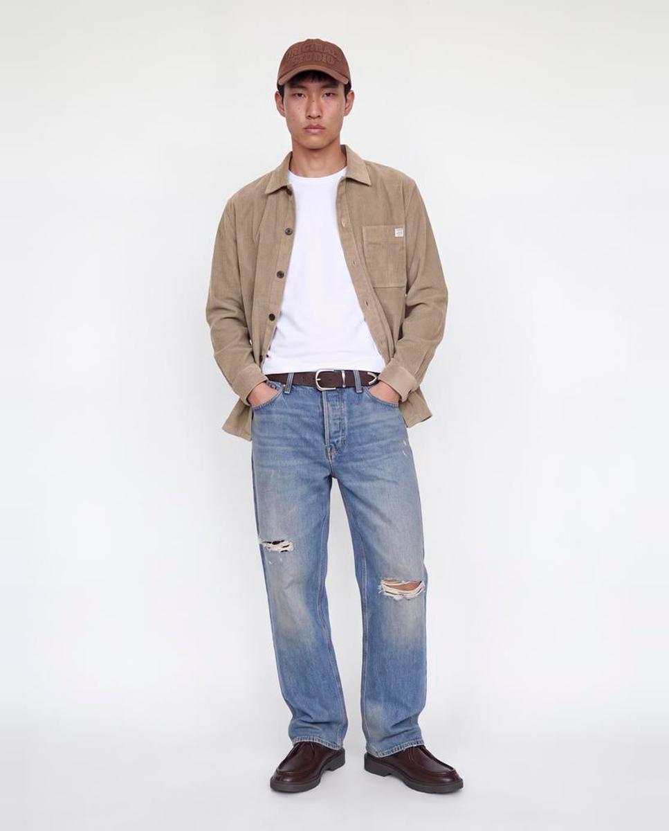 Imagen 3 de Sobrecamisa de pana de hombre - Jack & Jones - Beige Beige