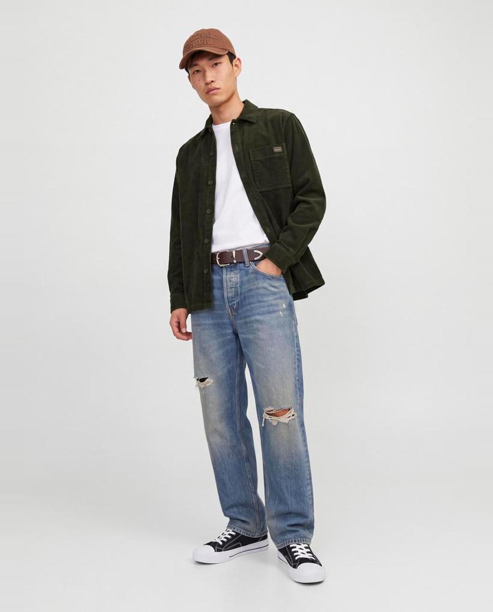 Imagen 3 de Sobrecamisa de pana de hombre - Jack & Jones - Verde Verde
