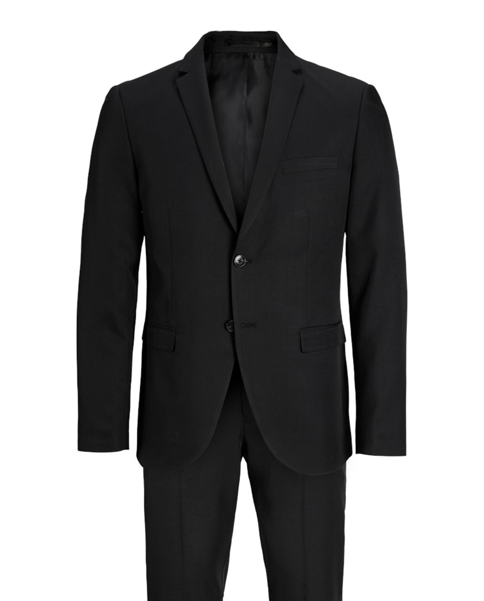 Traje de dos piezas slim de hombre - Jack & Jones - Negro Negro-8