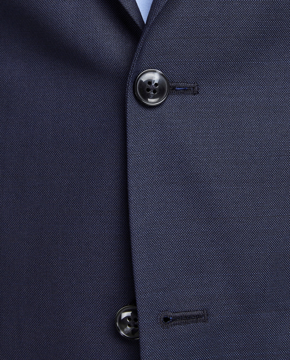 Blazer azul-marinho slim Azul-marinho-4