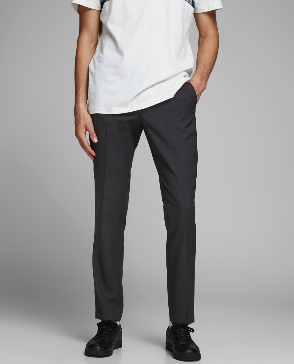 Pantalón de hombre negro slim - Jack & Jones - Negro Negro-2