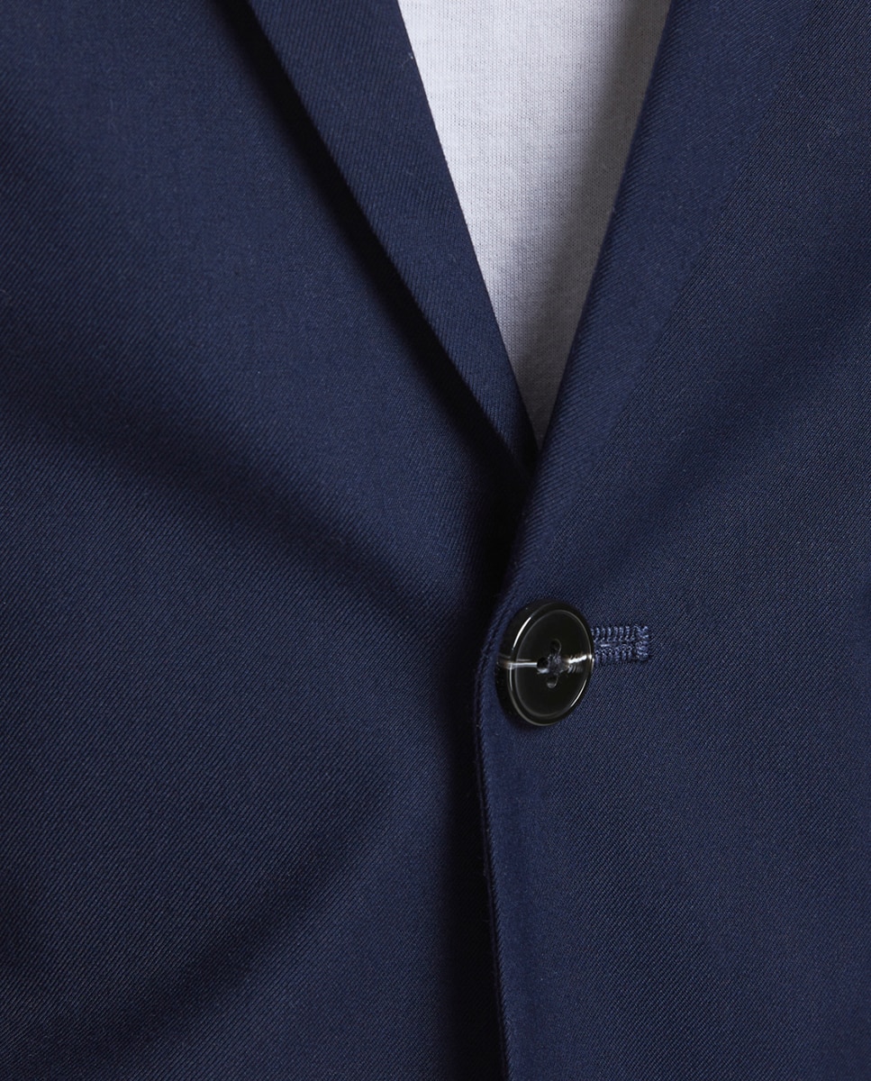 Blazer de Fato Azul-4