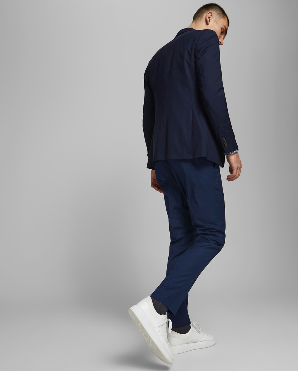 Blazer de Fato Azul-5
