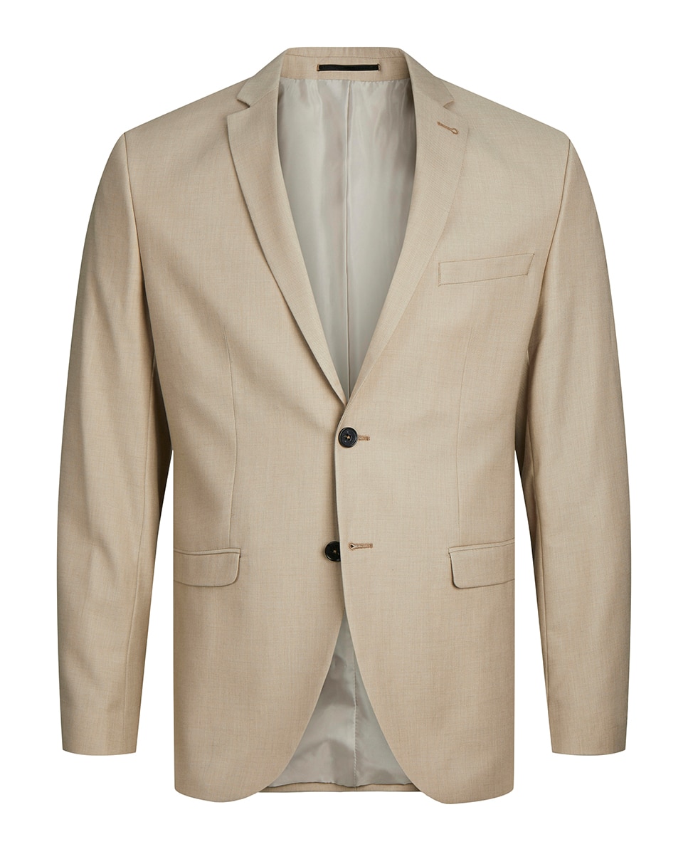 Blazer preto slim Bege-6