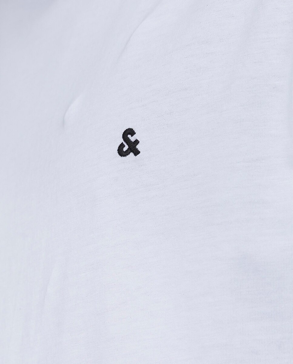 T-shirt com manga curta Branco-4