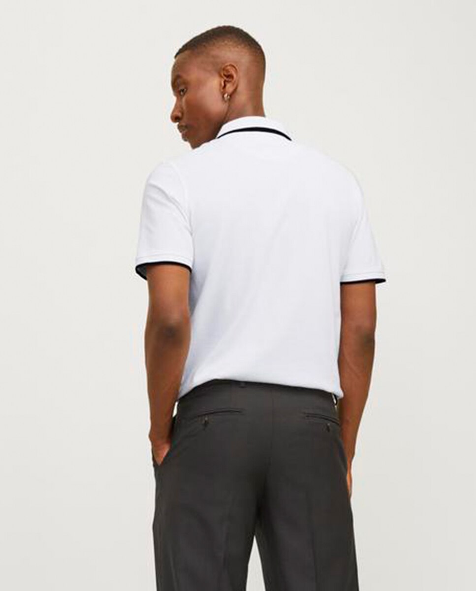 Polo de hombre slim - Jack & Jones - Blanco Blanco-2