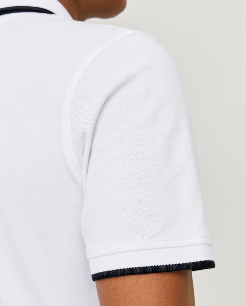 Polo de hombre slim - Jack & Jones - Blanco Blanco-5
