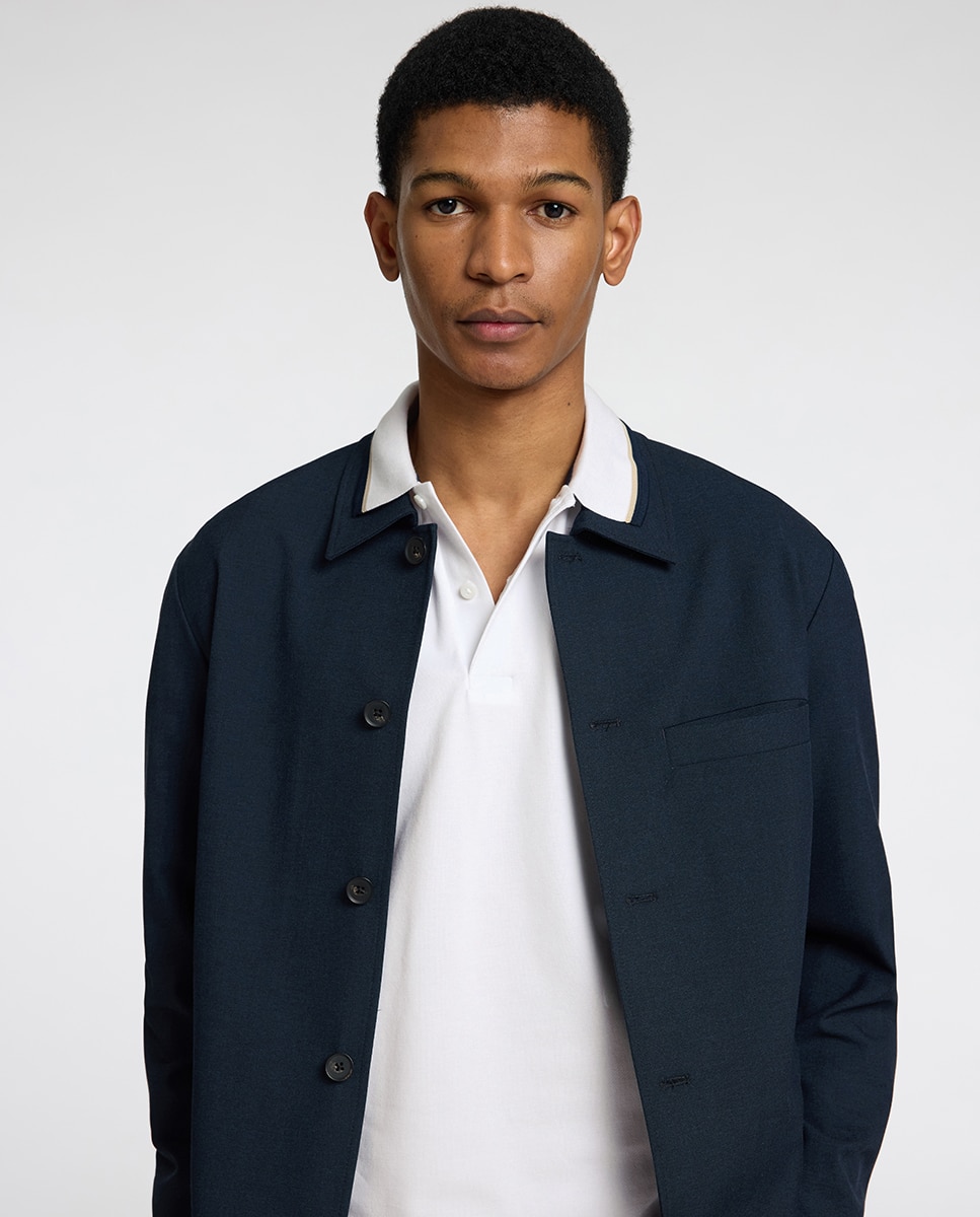 Polo Slim Fit Branco-4