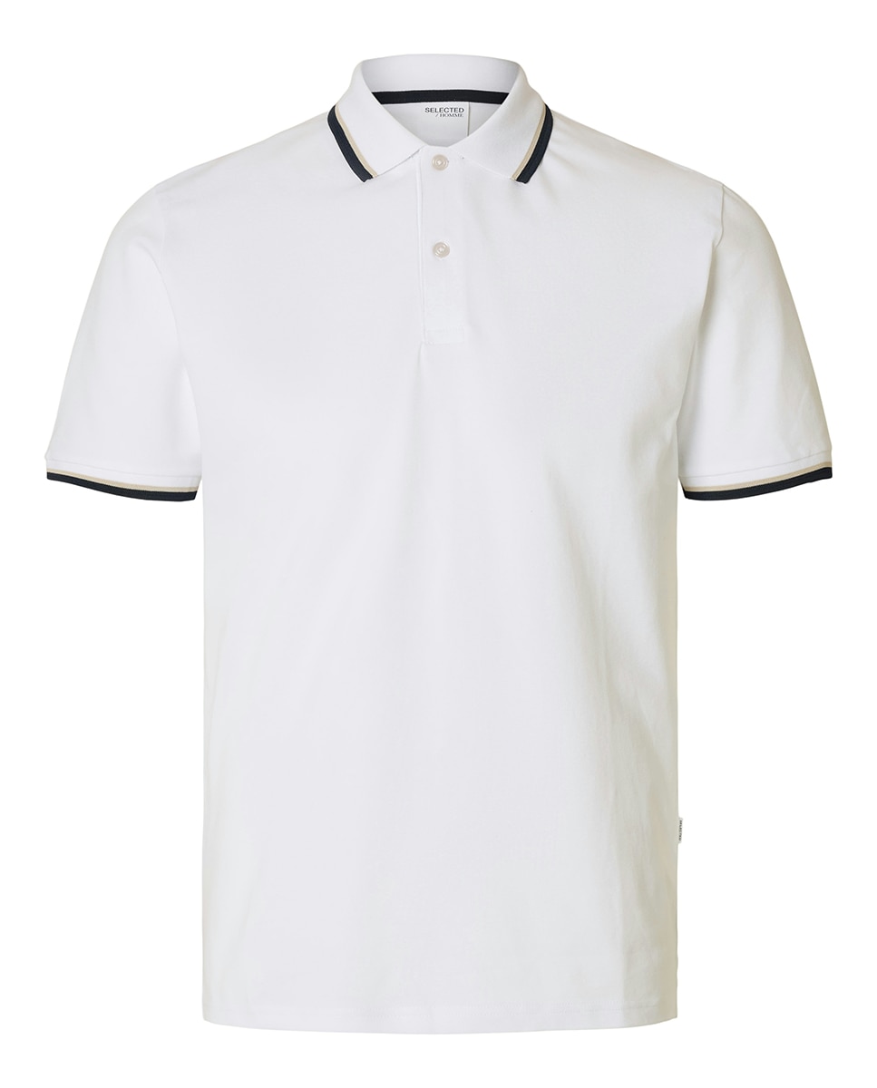 Polo Slim Fit Branco-5