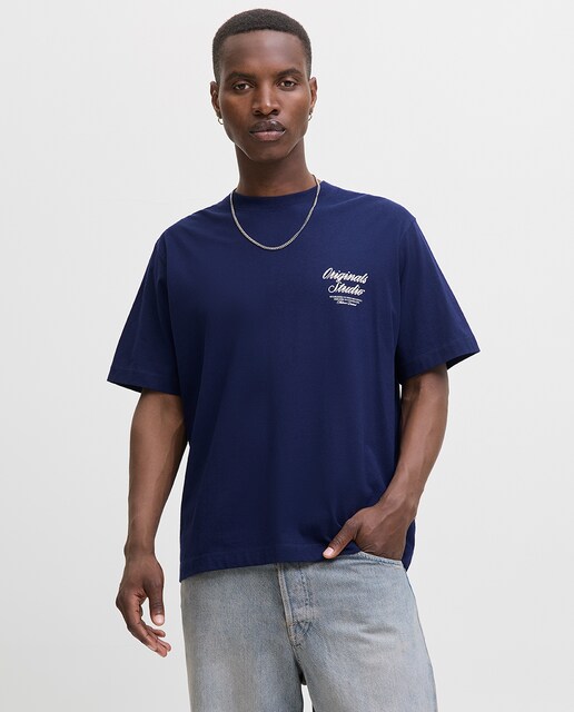 Imagem 0 de T-shirt de Manga Curta com Backprint