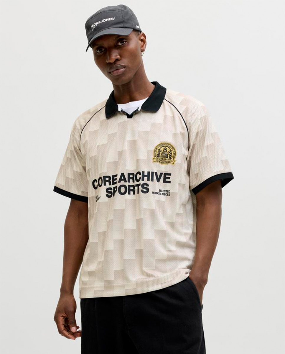 Imagem 0 de T-shirt de Manga Curta Estilo Futebol