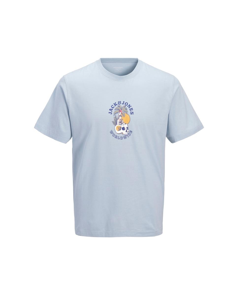 Imagem 0 de T-shirt de Manga Curta com Estampado à Frente