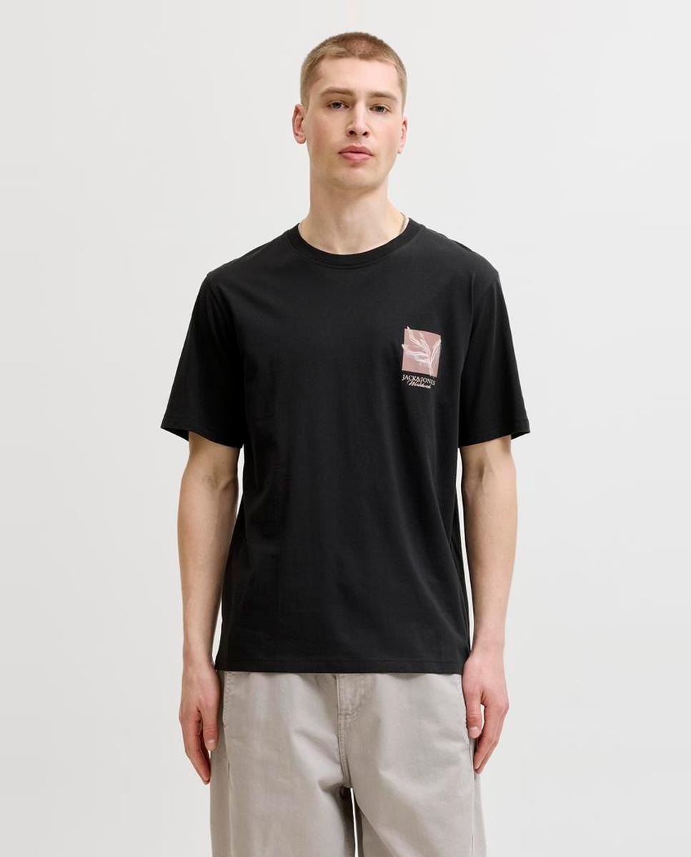 Jack & Jones - Camiseta de hombre manga corta con print lateral.