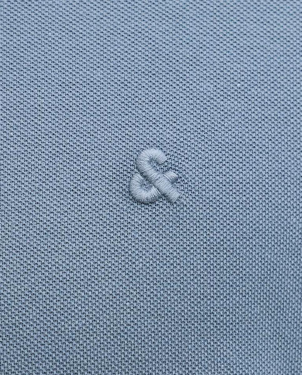 Polo de hombre slim negro de manga corta - Jack & Jones - Azul Azul-5