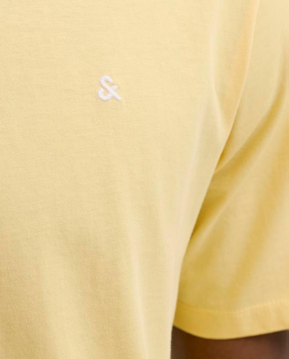 T-shirt com manga curta Amarelo-4