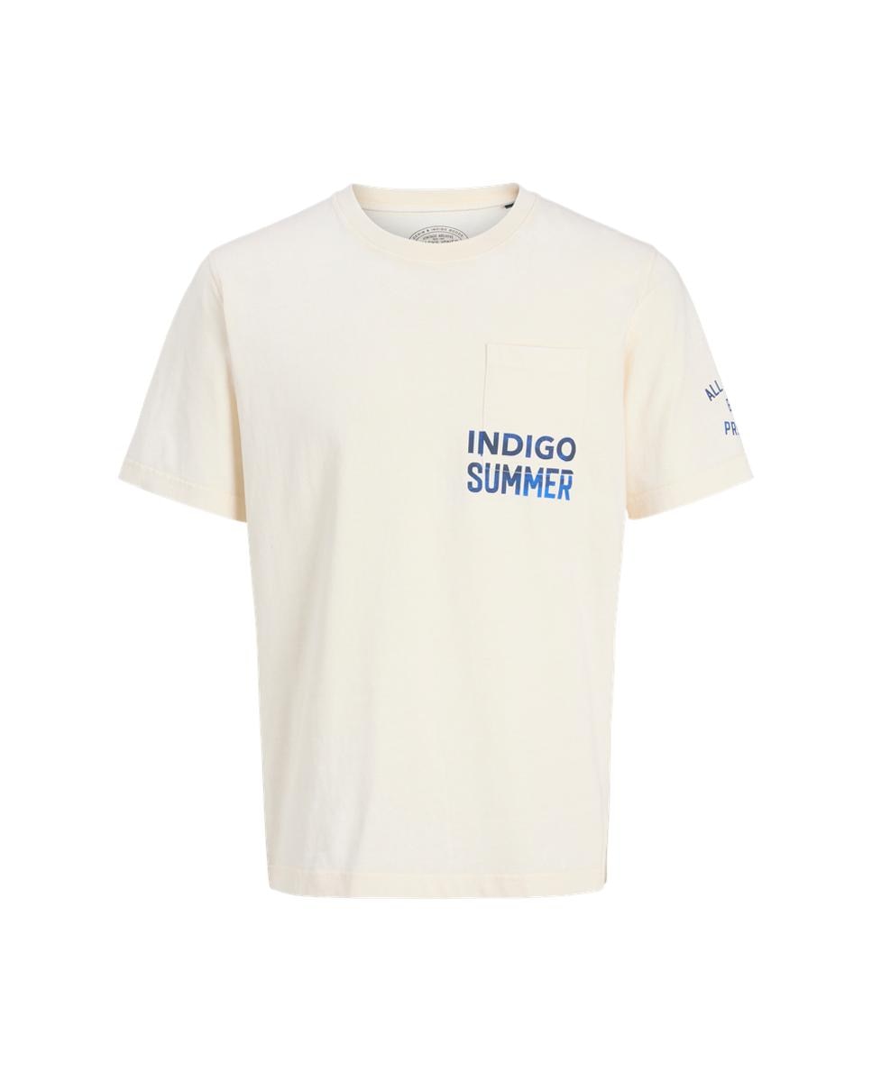 T-shirt de homem de manga curta Branco-6