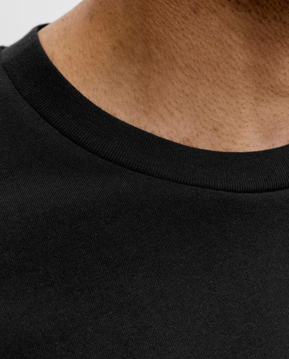 Camiseta de hombre de manga corta - Jack & Jones - Negro Negro-4