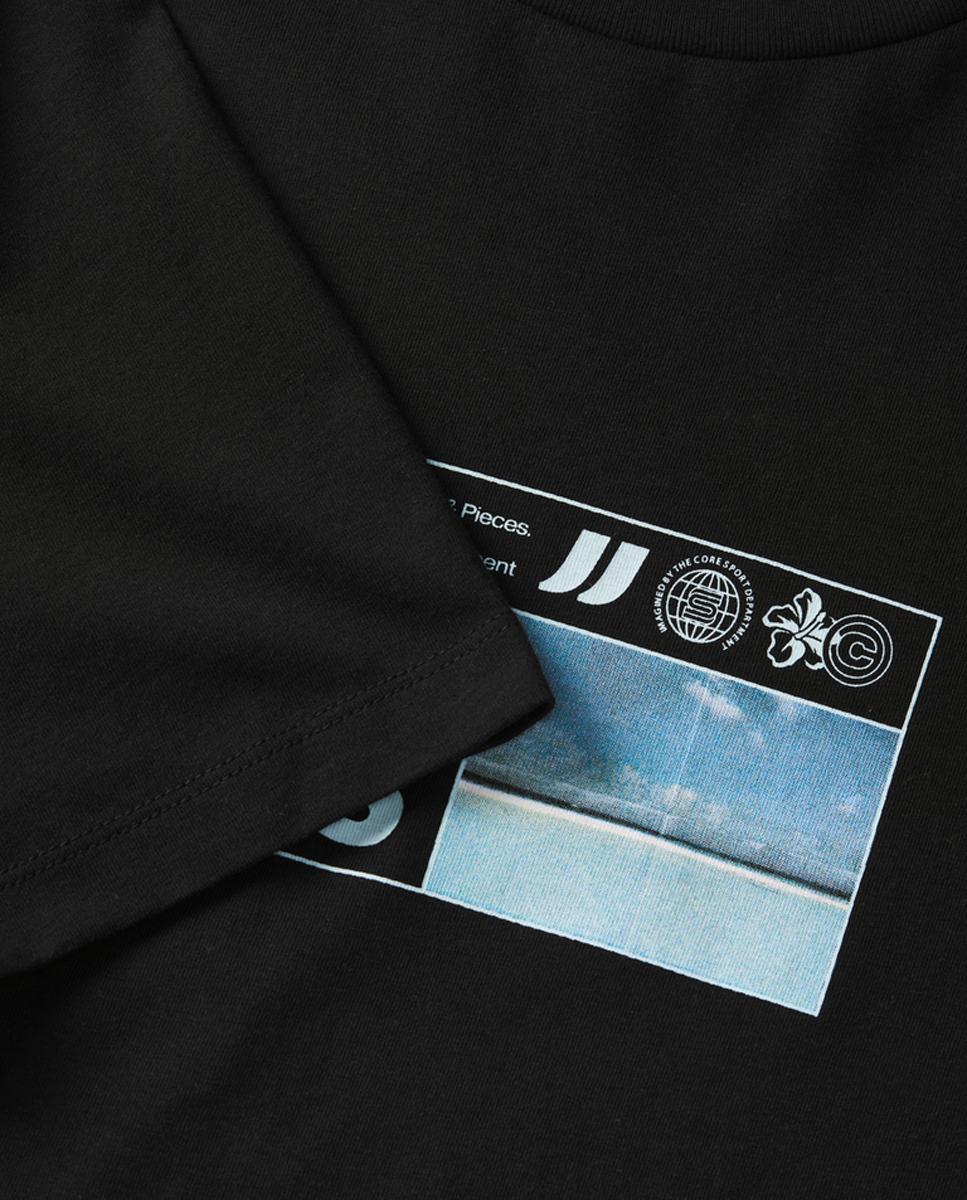 Camiseta de hombre de manga corta - Jack & Jones - Negro Negro-5